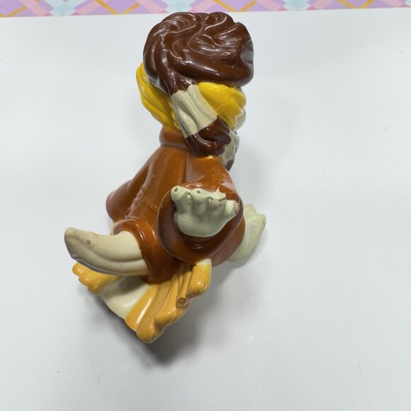 Disney Rock A Doodle Edmond PVC Figure Kid Toy Cartoon  Coonskin Cap Cat - Picture 2 of 5